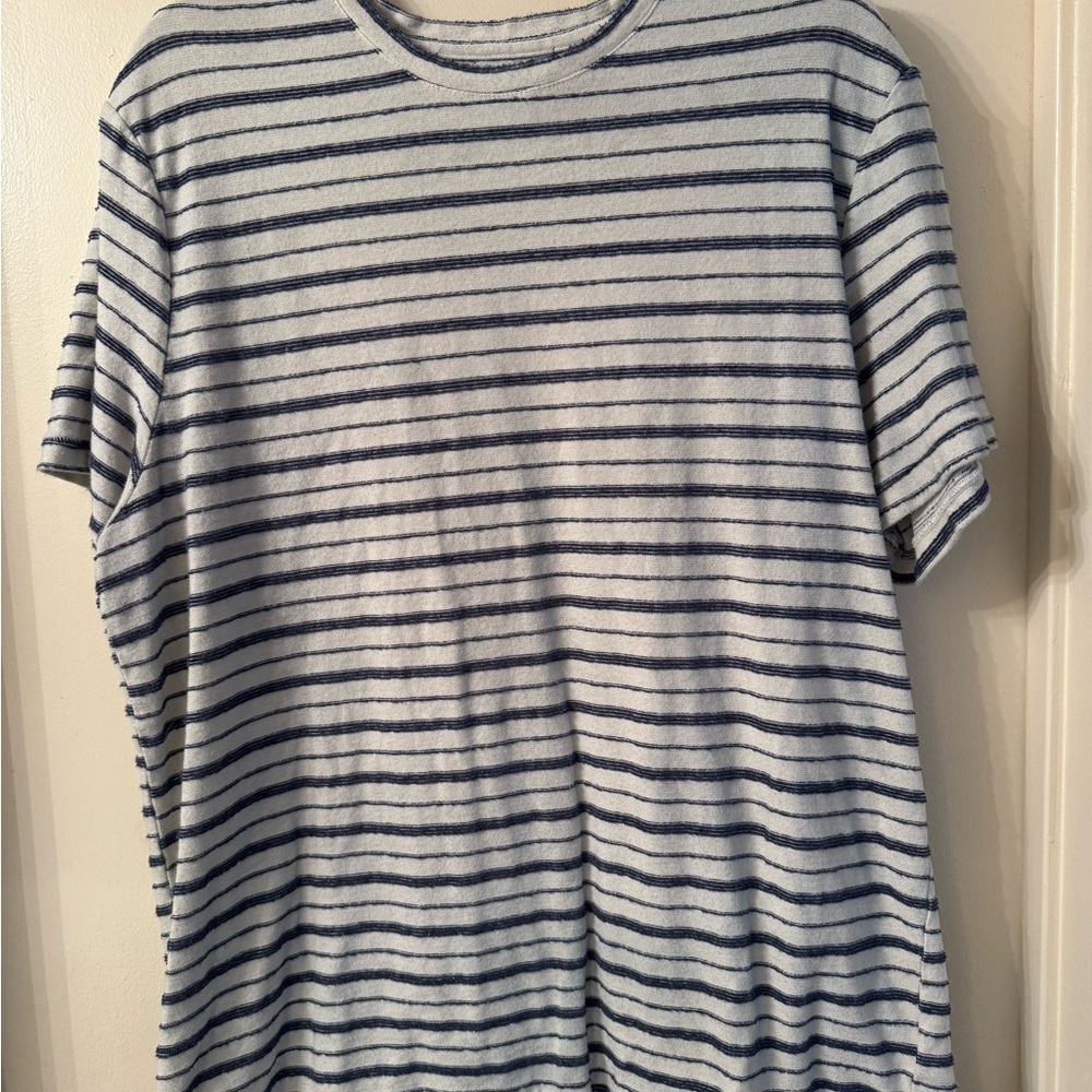 Lucky Brand Mens Striped Short Sleeve